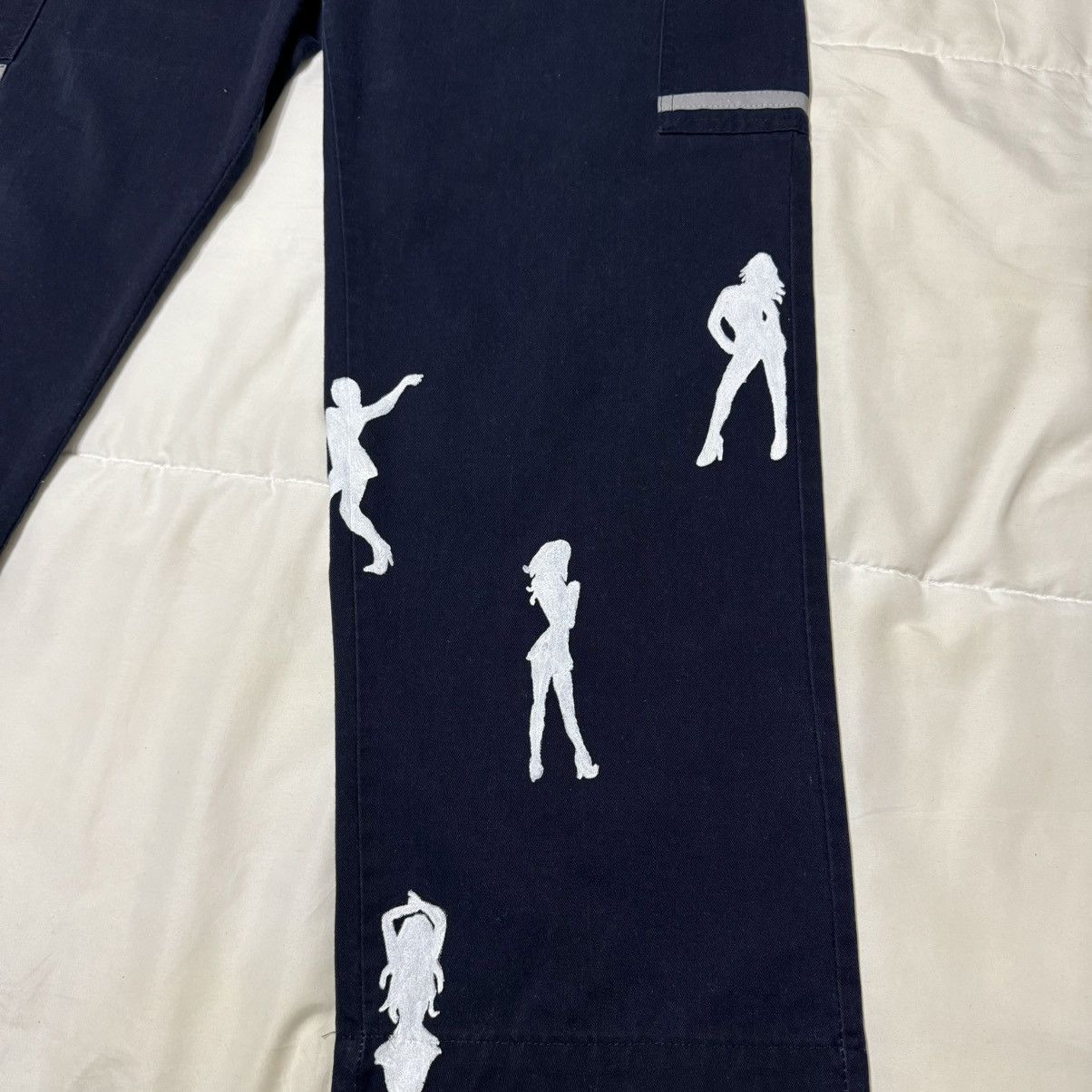 Vintage Custom Blue Cargo Pants Size US 36 / EU 52 - 4 Thumbnail