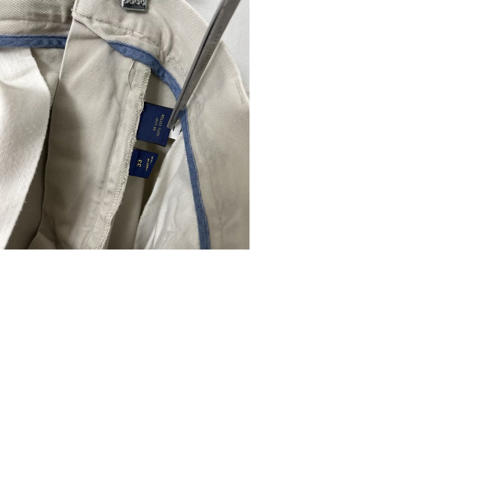 Polo Ralph Lauren Polo Ralph Lauren Chino Shorts Mens 33 Beige Flat Front 9" YKK Classic Fit Cotton Elastane Pocketed Beach Golf Casual Size US XS / EU 42 / 0 - 9 Thumbnail