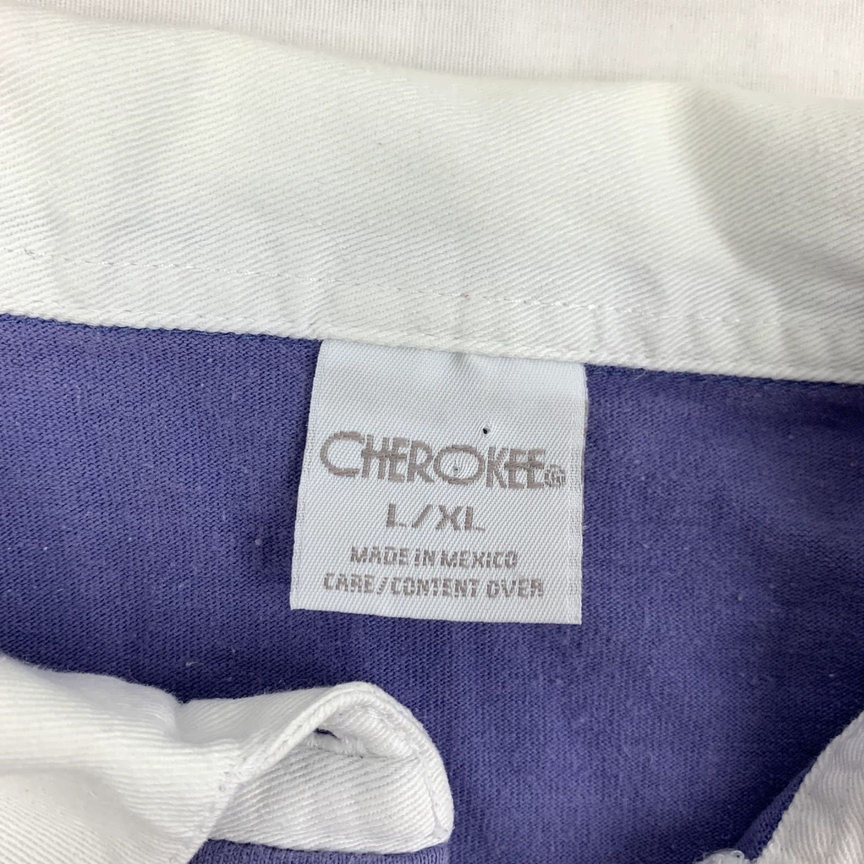 Cherokee VINTAGE Cherokee Rugby Polo Long Sleeve Mens XL Purple Solid Logo 90s Size US XL / EU 56 / 4 - 5 Thumbnail