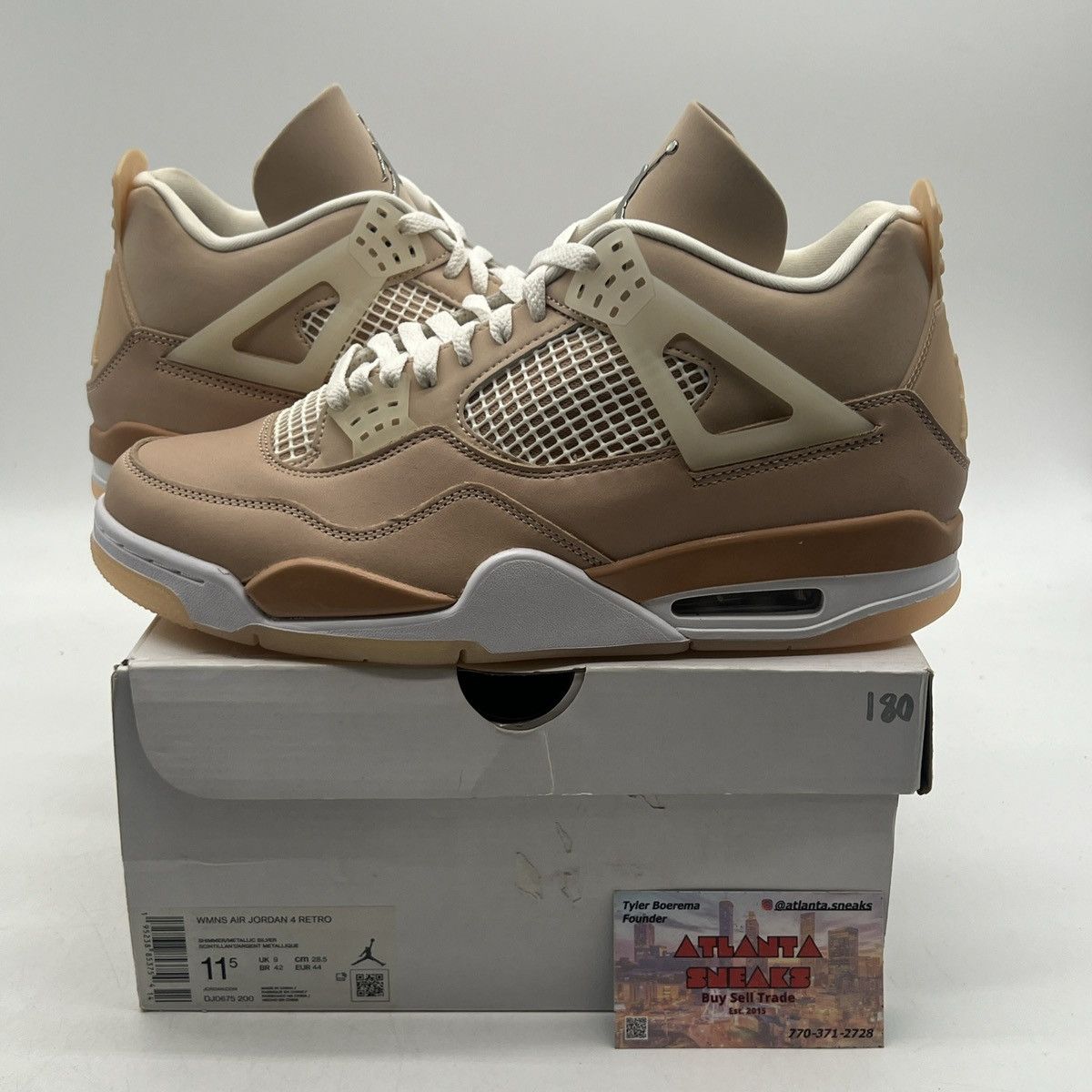 Jordan Brand Wmns air Jordan 4 shimmer Size US 11.5 / EU 44-45 - 1 Thumbnail