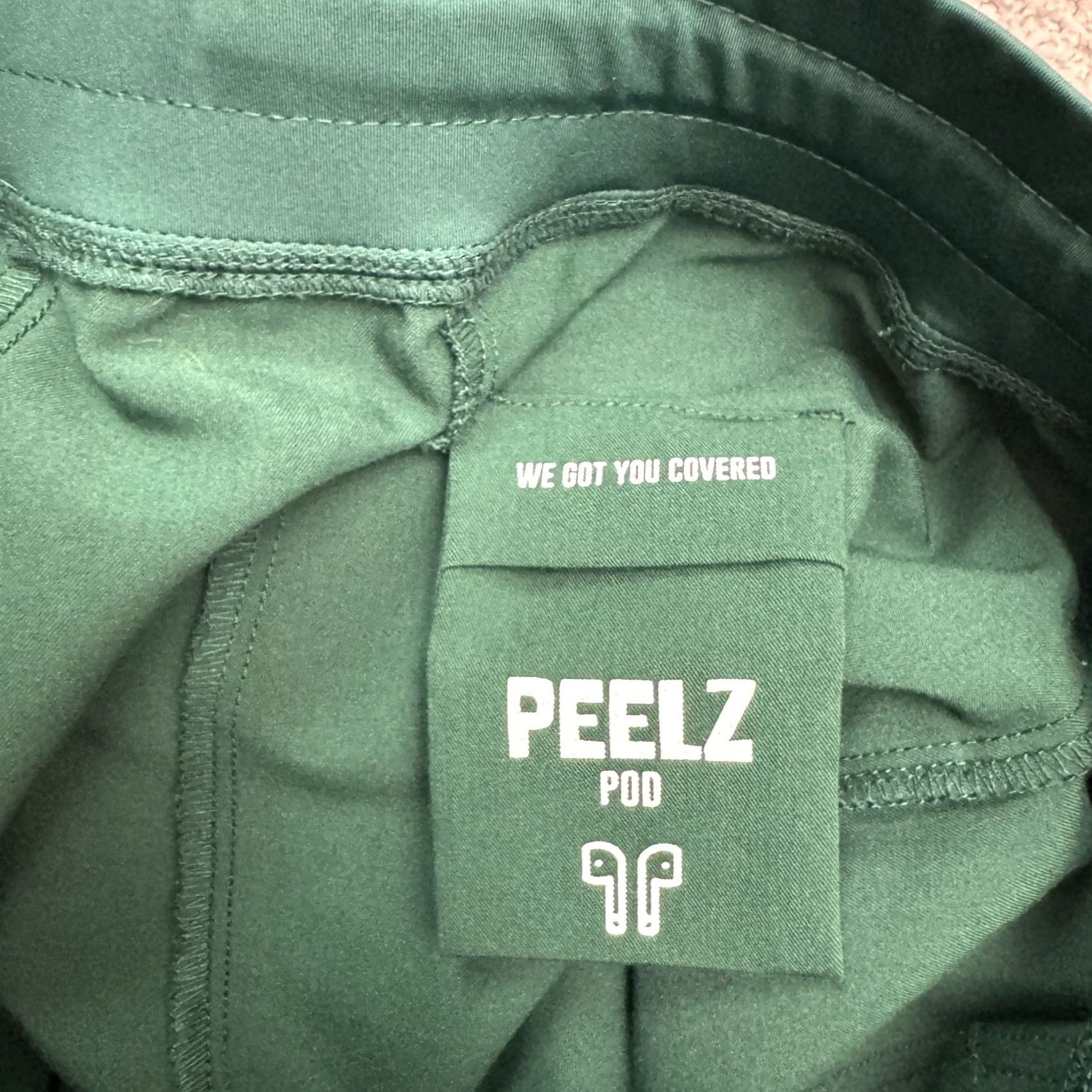 Vintage PEELZ Arabella Cargo Jogger Scrub Pants Womens Medium Green 4-Way Stretch Work Pants Size 32" / US 10 / IT 46 - 7 Thumbnail