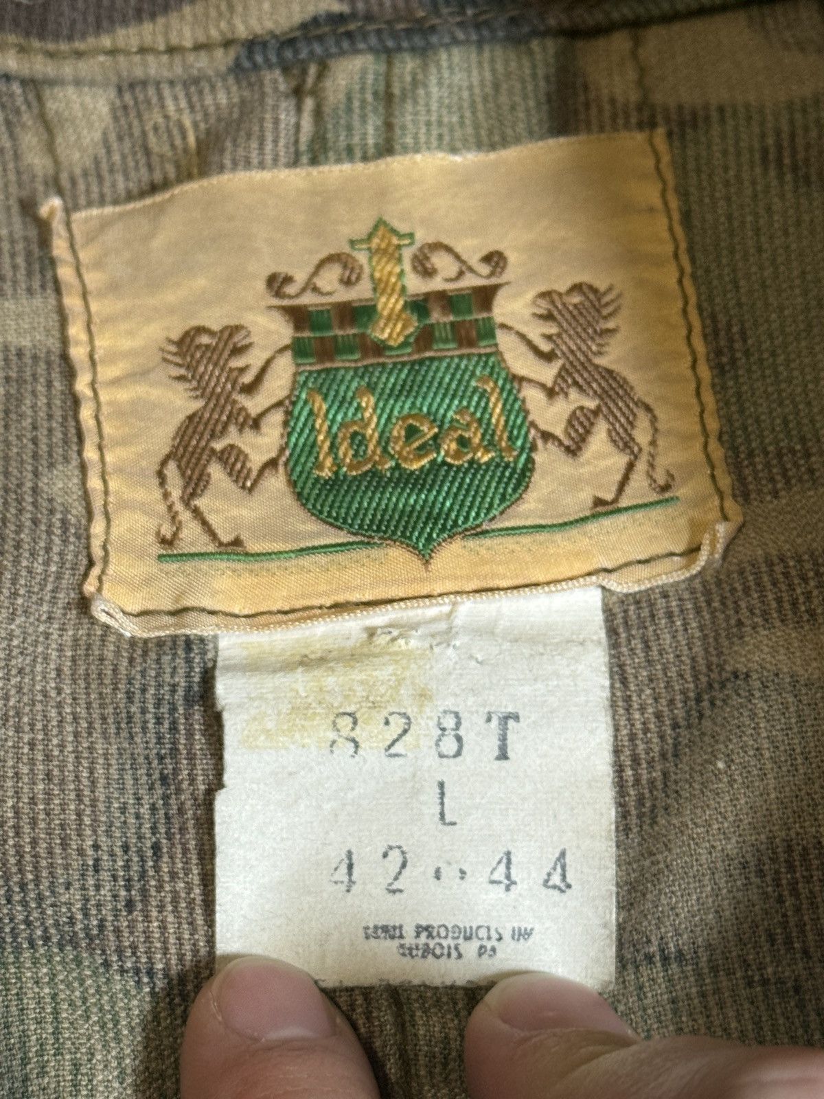 Vintage Vintage 70s 80s Ideal Camo Full Zip Hunting Jacket Size US L / EU 52-54 / 3 - 3 Thumbnail