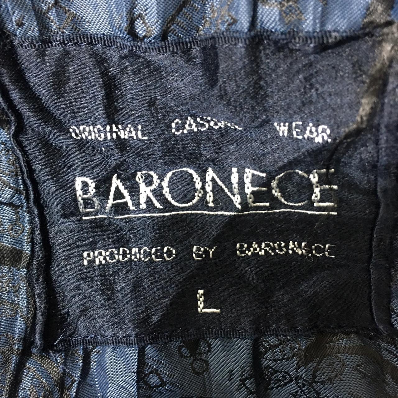 Vintage Vtg 90’ BARONECE PARIS PAISLEY Trench Coat Jacket Size L / US 10 / IT 46 - 3 Thumbnail