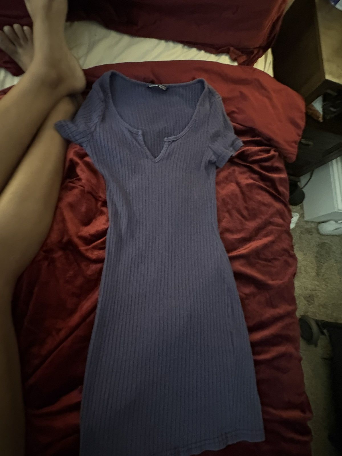 Shein Blue V neck Dress ❤️ Size S / US 4 / IT 40 - 1 Thumbnail