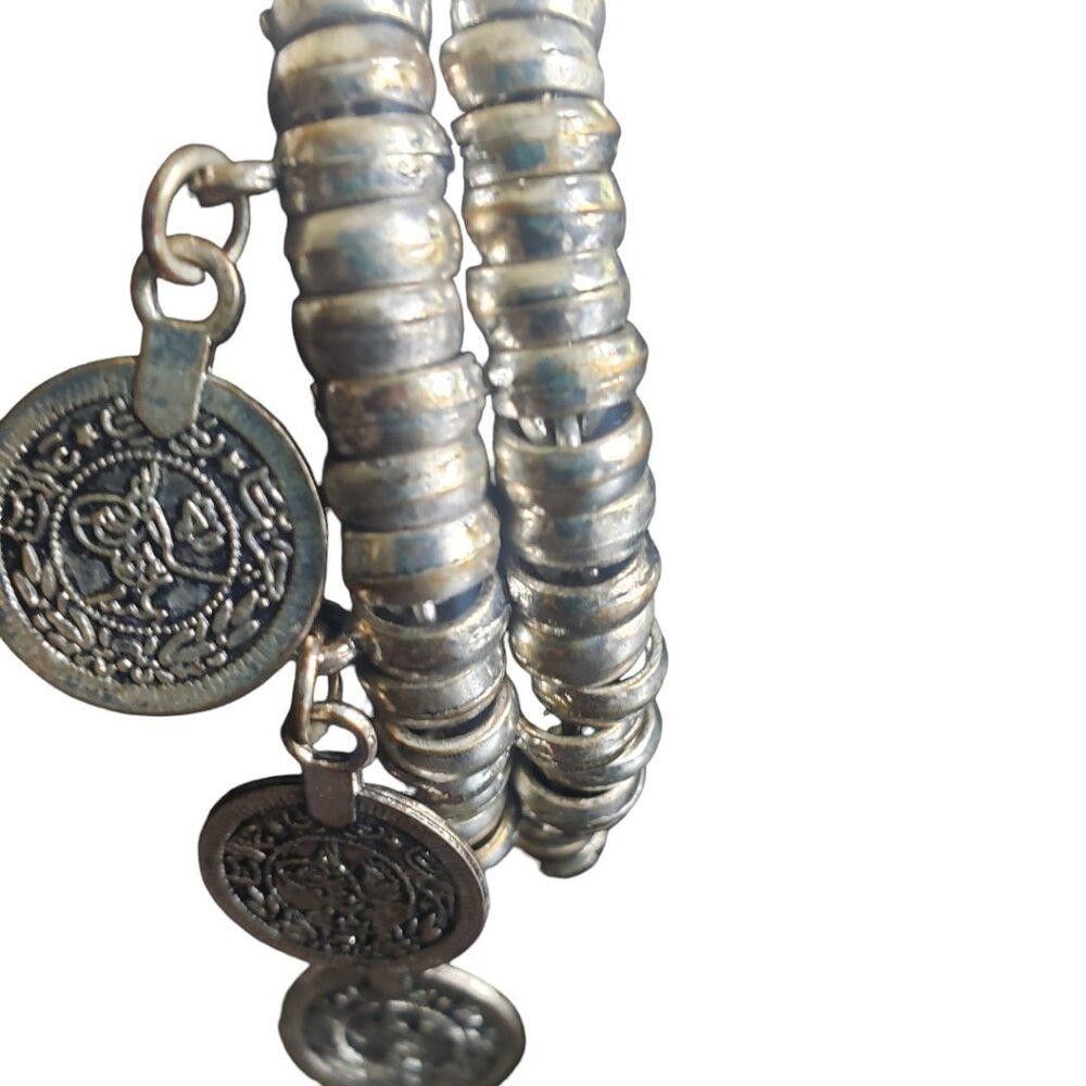 Designer Bohemian Vintage Silver Plated Bracelet Size ONE SIZE - 3 Thumbnail