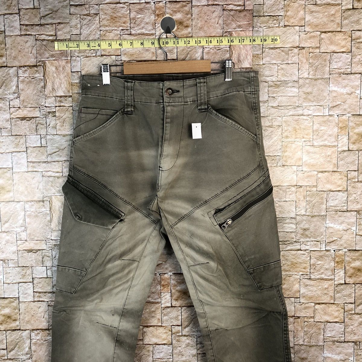 Faded Glory × Japanese Brand Genba Grey faded tactical Cargo Multipocket Pants #A1148 Size US 32 / EU 48 - 2 Thumbnail