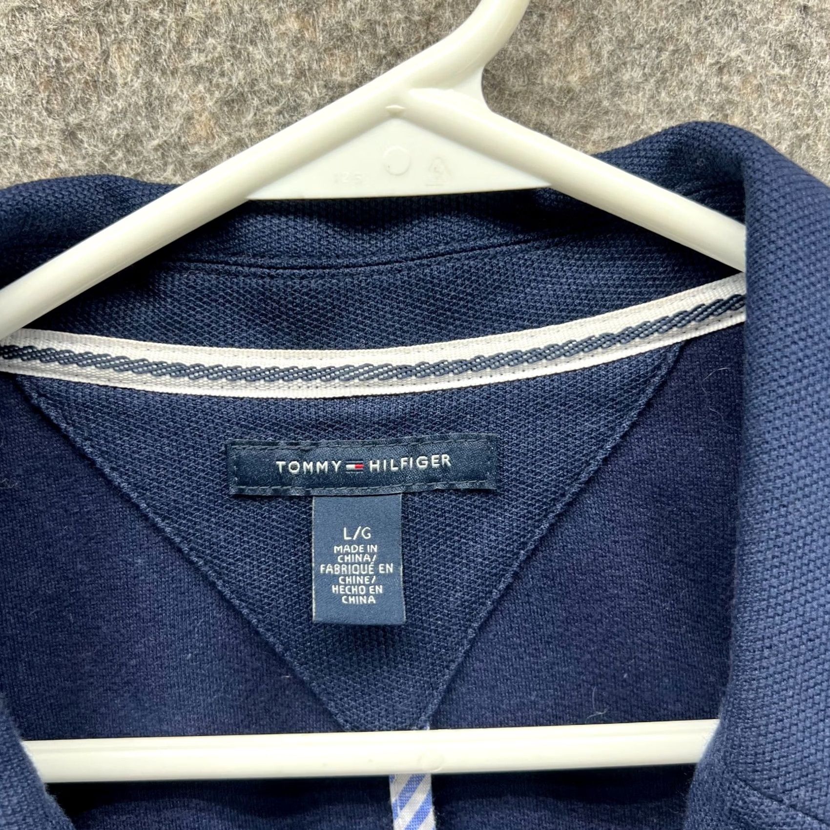 Tommy Hilfiger VINTAGE Tommy Hilfiger Blazer Women Large Sports Jacket Coat Blue Navy Polyester Casual Size L / US 10 / IT 46 - 5 Thumbnail