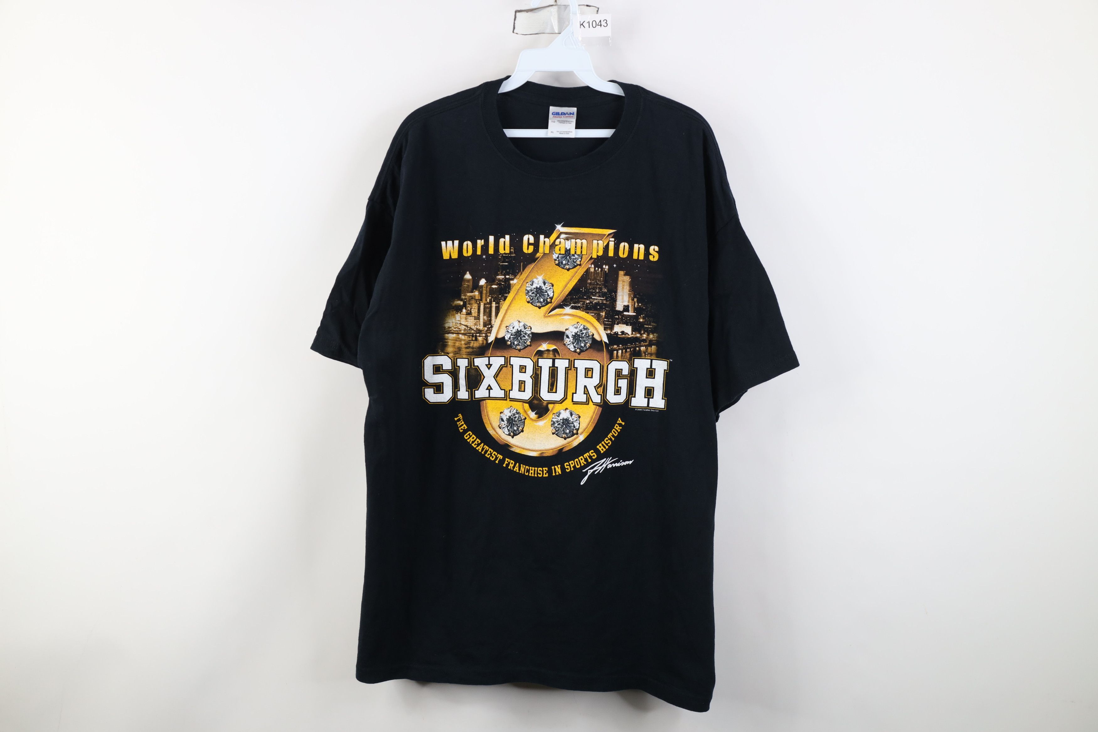 Vintage Vintage Pittsburgh Steelers Football Rings T-Shirt Black Size US XL / EU 56 / 4 - 1 Thumbnail