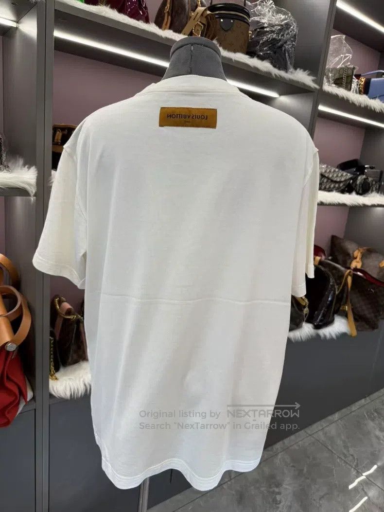 Louis Vuitton Louis Vuitton Lianliankan embroidered logo half-sleeve T-s Size US L / EU 52-54 / 3 - 4 Thumbnail