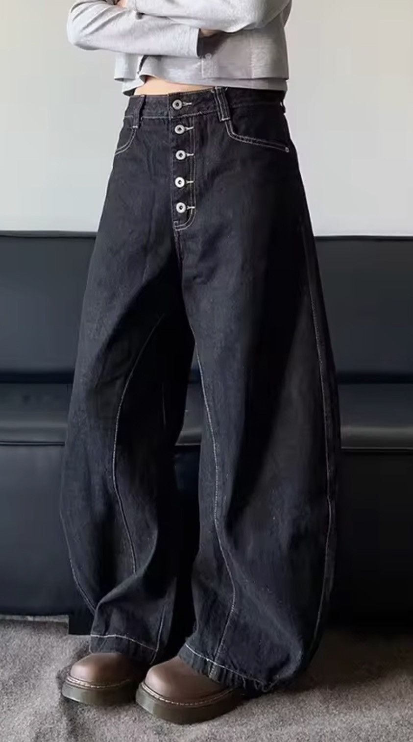 Jean Hamasaki x azawa Baggy Wide Leg Jeans Size US 28 / EU 44 - 2 Thumbnail