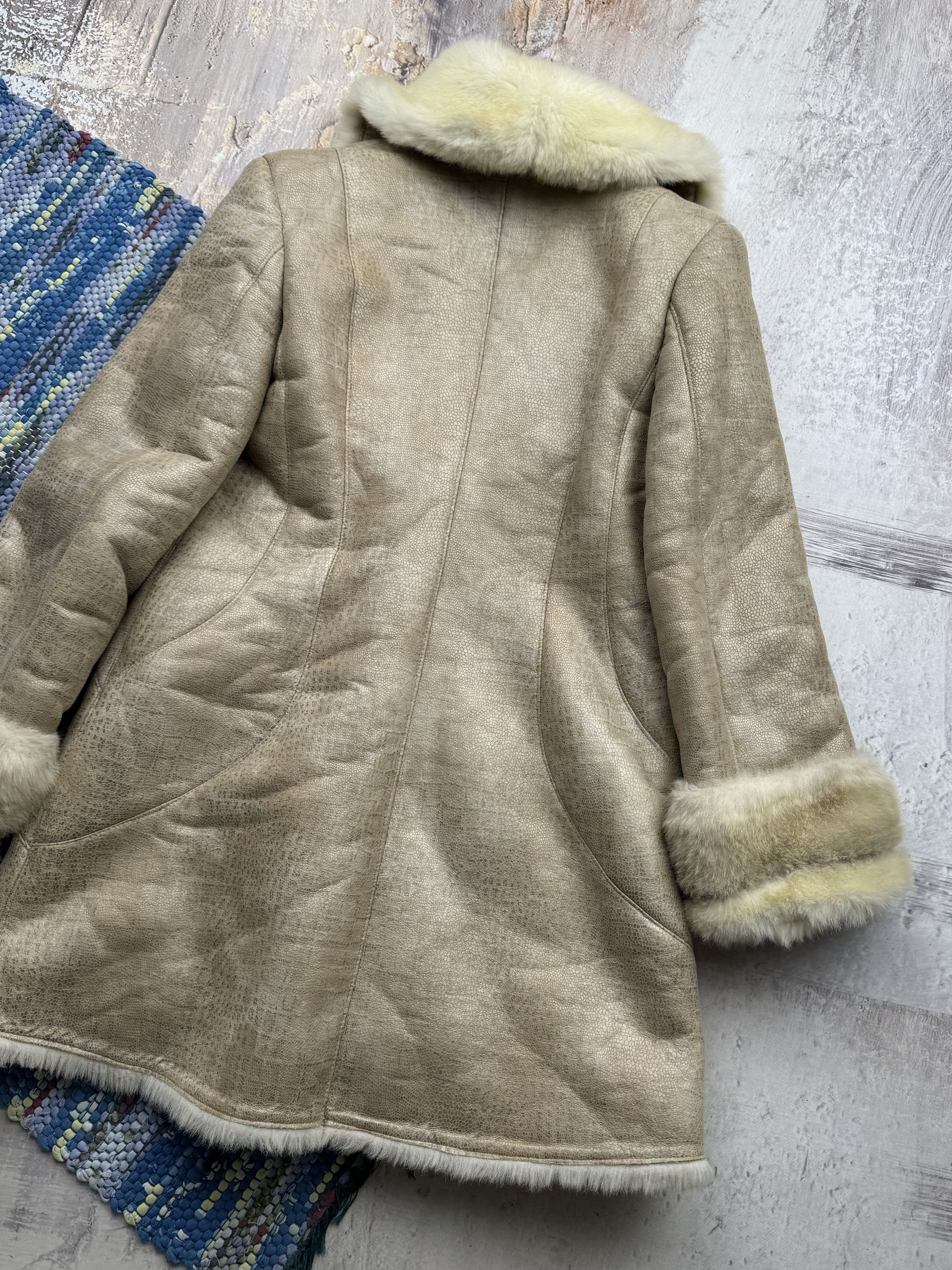 Japanese Brand Vintage Faux Sheepskin Coat With Belted A390(591) Size M / US 6-8 / IT 42-44 - 7 Thumbnail