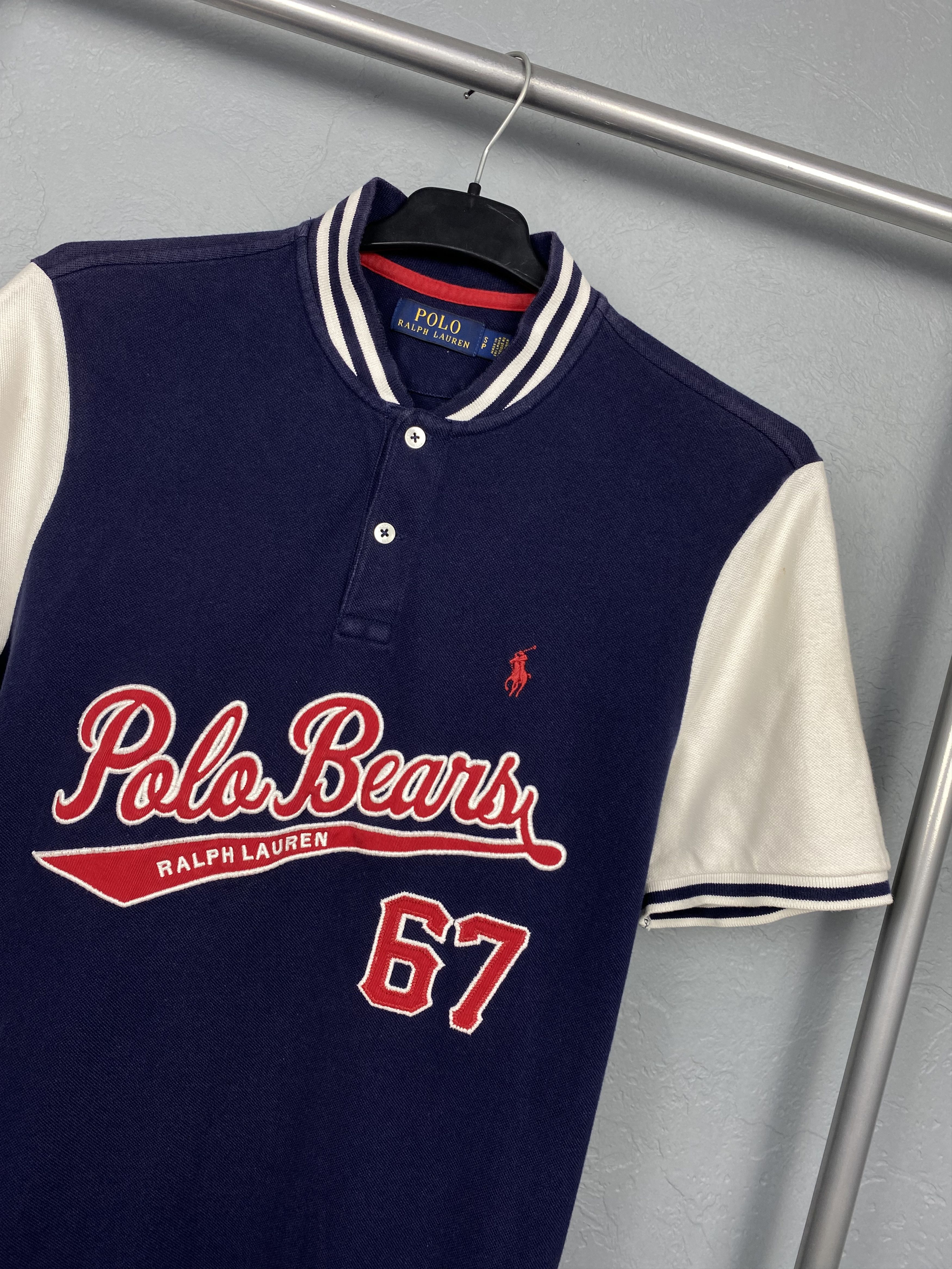 Polo Ralph Lauren × Ralph Lauren × Vintage Polo Ralph Lauren Bears Polo Big Logo Polo Shirt Y2K Size US S / EU 44-46 / 1 - 2 Thumbnail