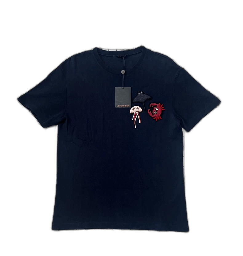 Louis Vuitton Louis Vuitton Short Sleeve T-Shirt with Embroidery Size US L / EU 52-54 / 3 - 1 Thumbnail