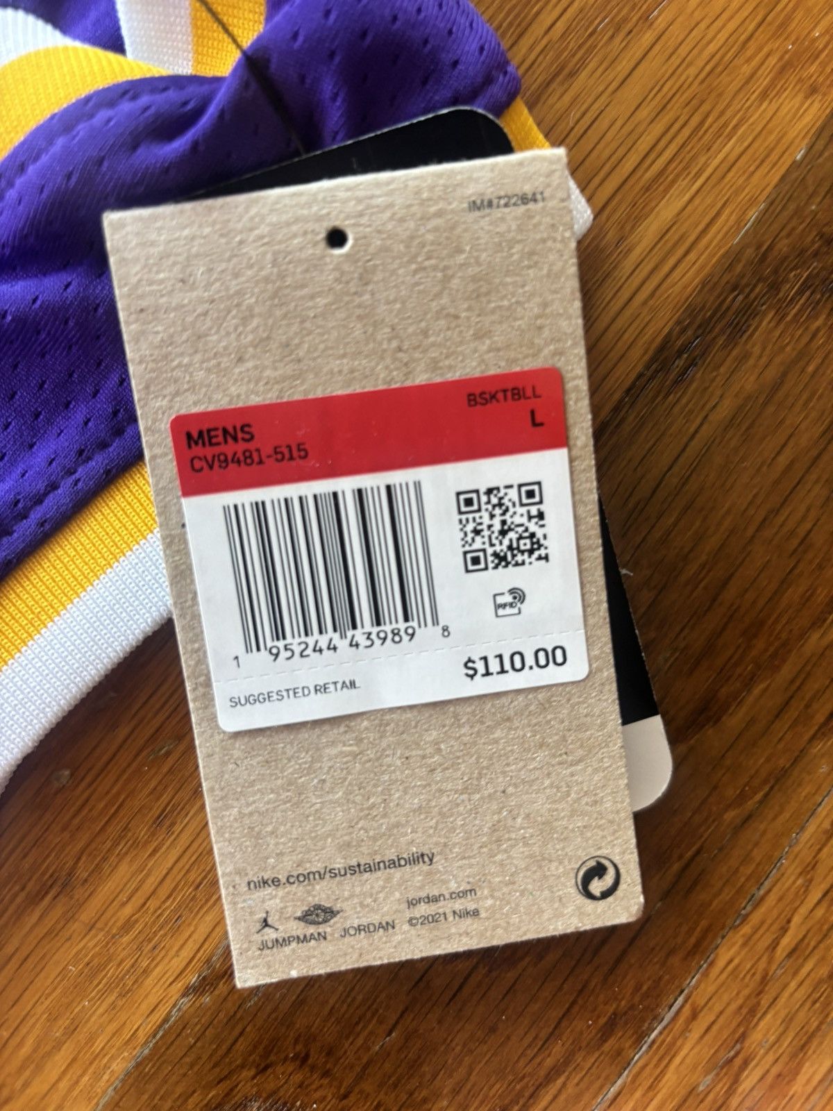 NBA Lakers jersey Size US M / EU 48-50 / 2 - 5 Thumbnail