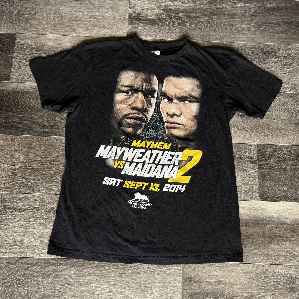 Vintage Vintage Floyd Mayweather vs Marcos Maidana Boxing Fight Tee Size US L / EU 52-54 / 3 - 1 Thumbnail