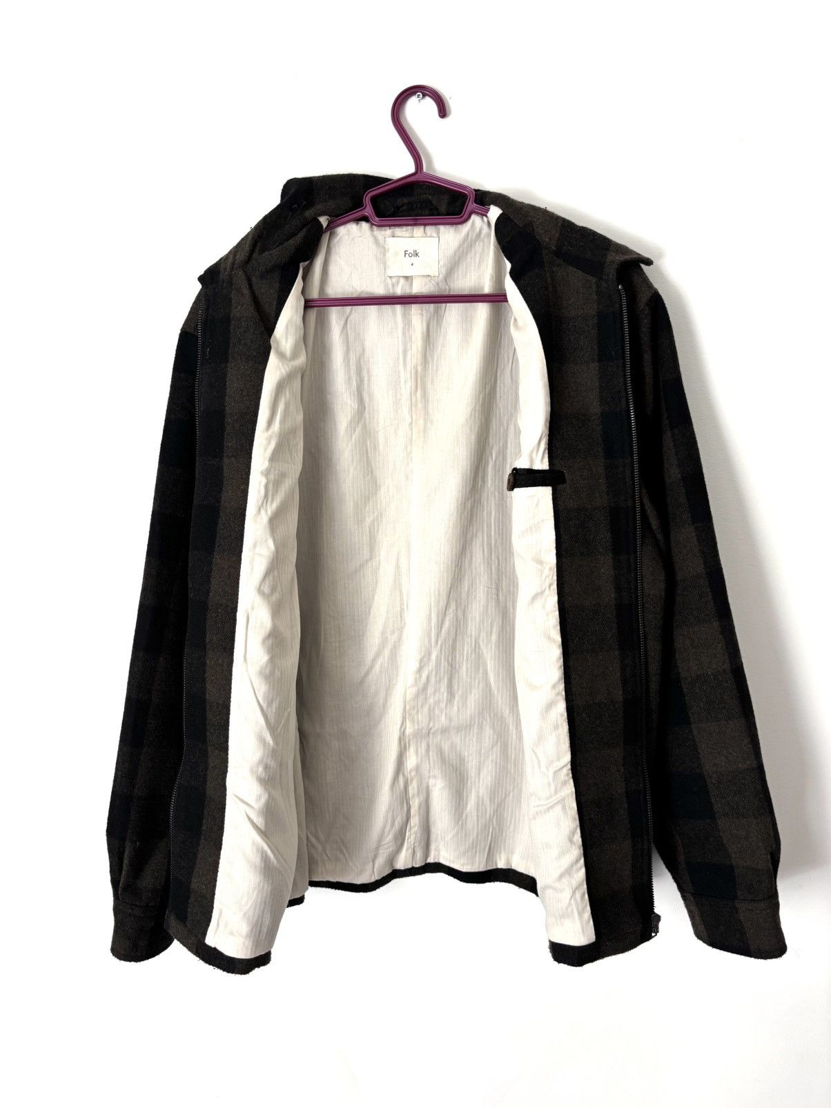 Folk Folk Wool Overshirt Zip Jacket Size US L / EU 52-54 / 3 - 3 Thumbnail
