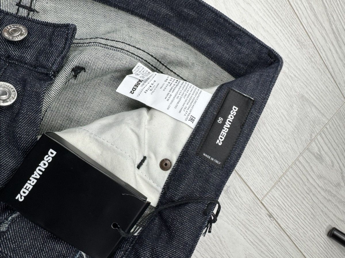 Dsquared2 × Vintage New Dsquared2 Denim Slim Jeans Big Logo Y2K Pocket Size US 34 / EU 50 - 10 Thumbnail