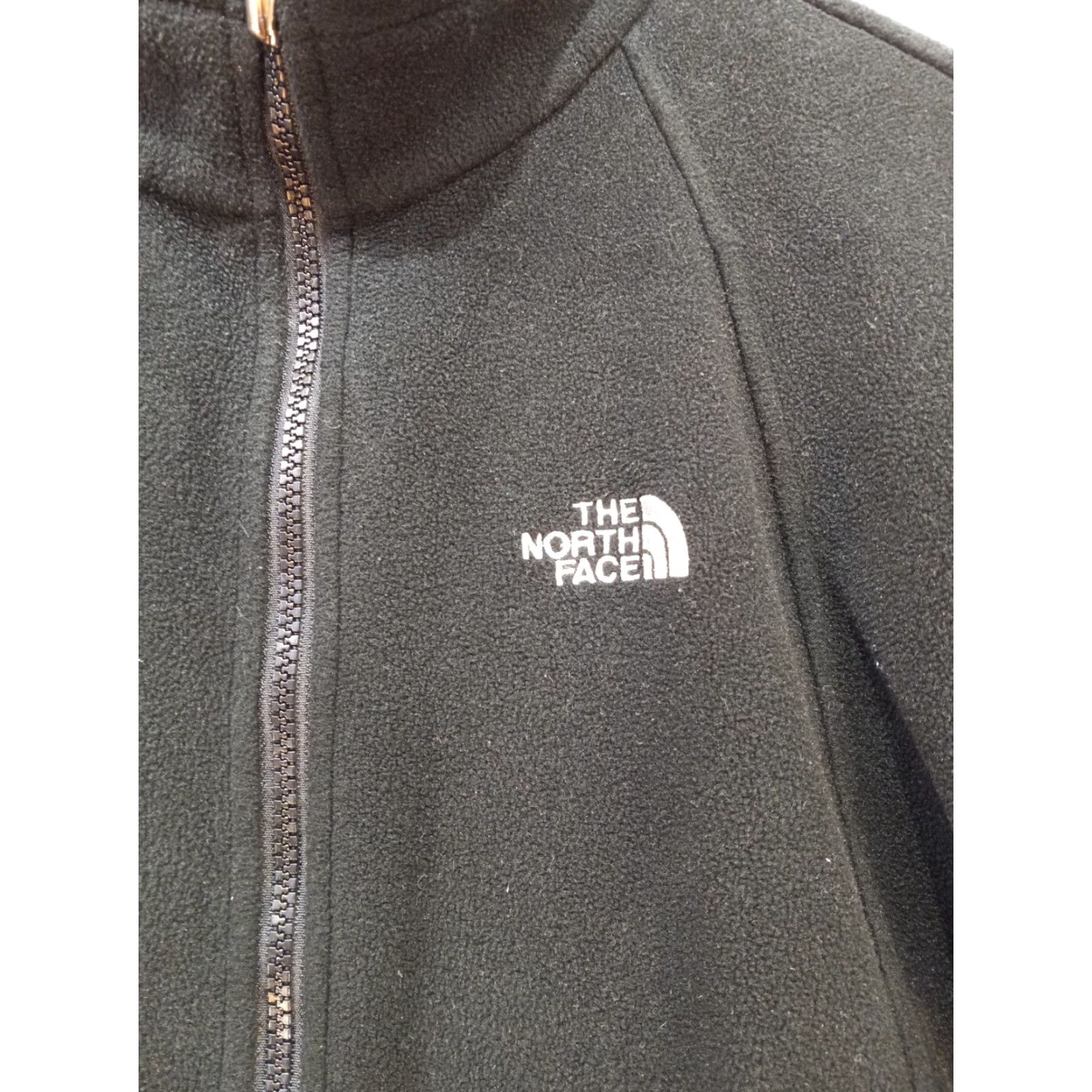 The North Face The North Face Jacket Full-Zip Coat Black Women's Large Short Solid Zip Breathable Activewear Spring Fall Winter Basic Jacket Athletic Size L / US 10 / IT 46 - 2 Thumbnail