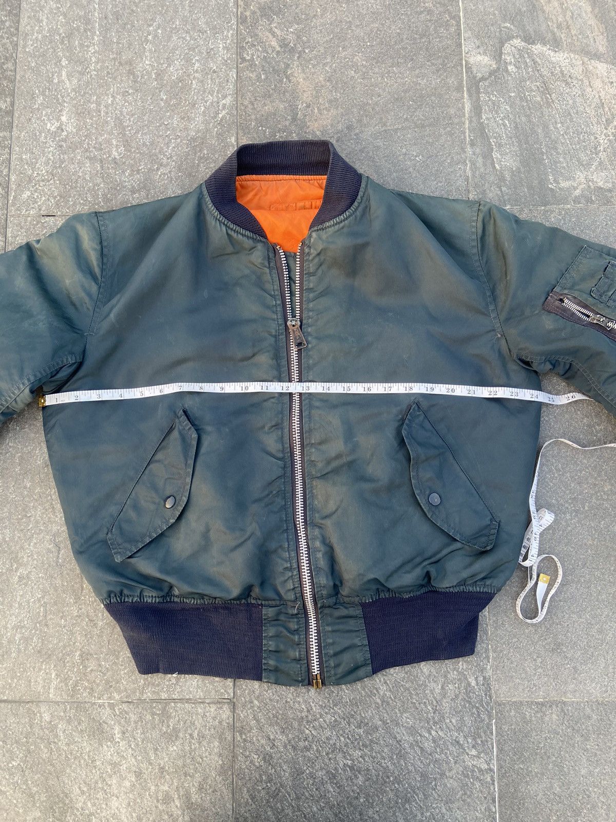 Alpha Industries Vintage Alpha Industries BOMBER flight jacket MA-1 Size US M / EU 48-50 / 2 - 11 Thumbnail