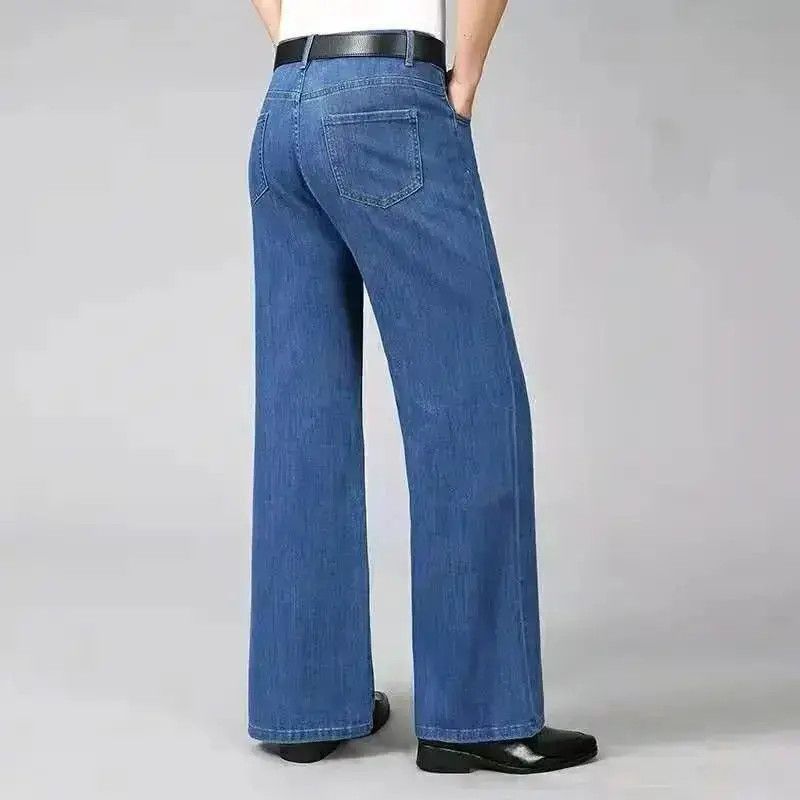 Japanese Brand Retro straight leg micro flared jeans Size US 32 / EU 48 - 6 Thumbnail