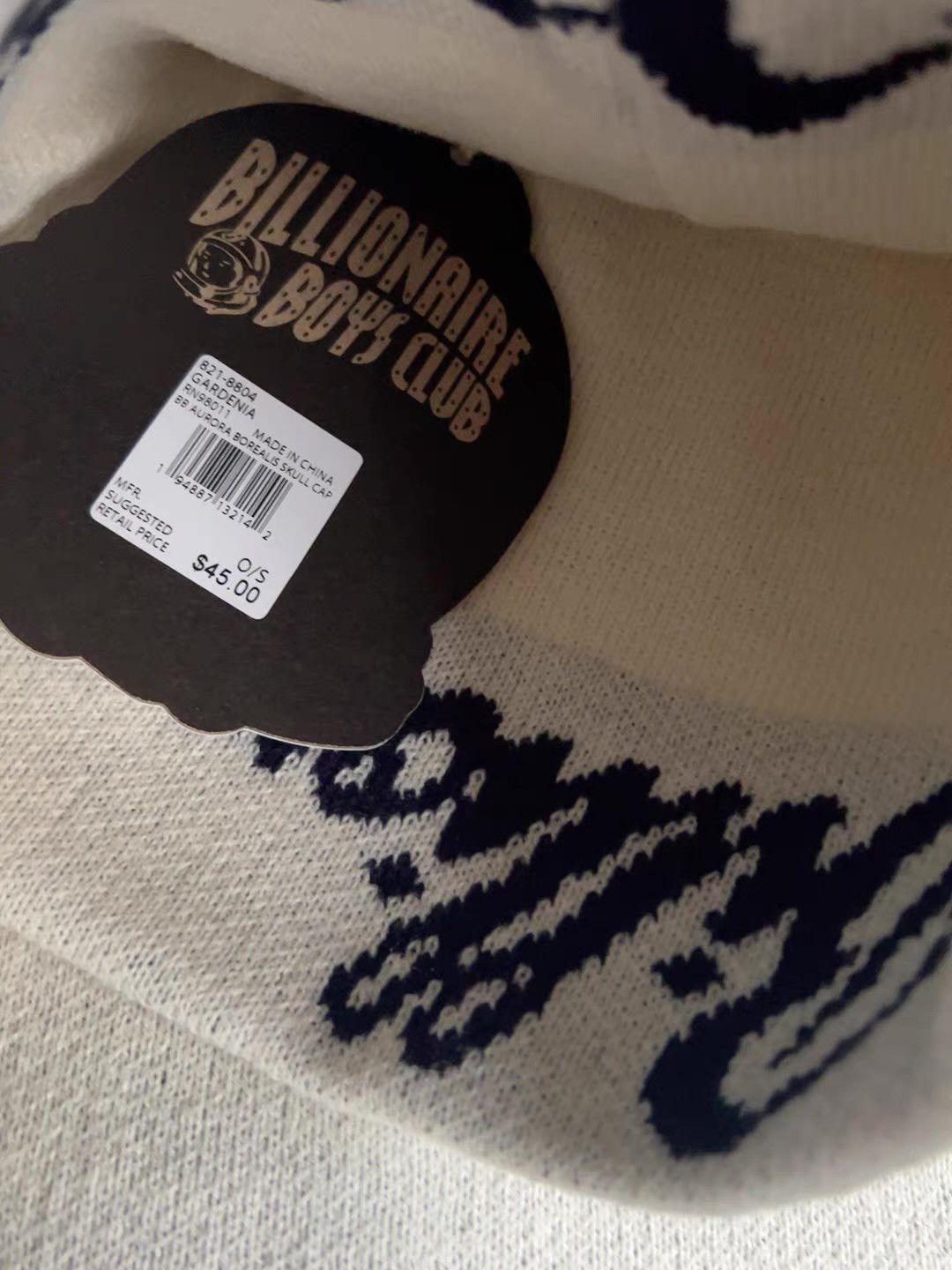 Billionaire Boys Club 22FW BBC Script Logo Knitted Beanie Q7 Size ONE SIZE - 5 Thumbnail