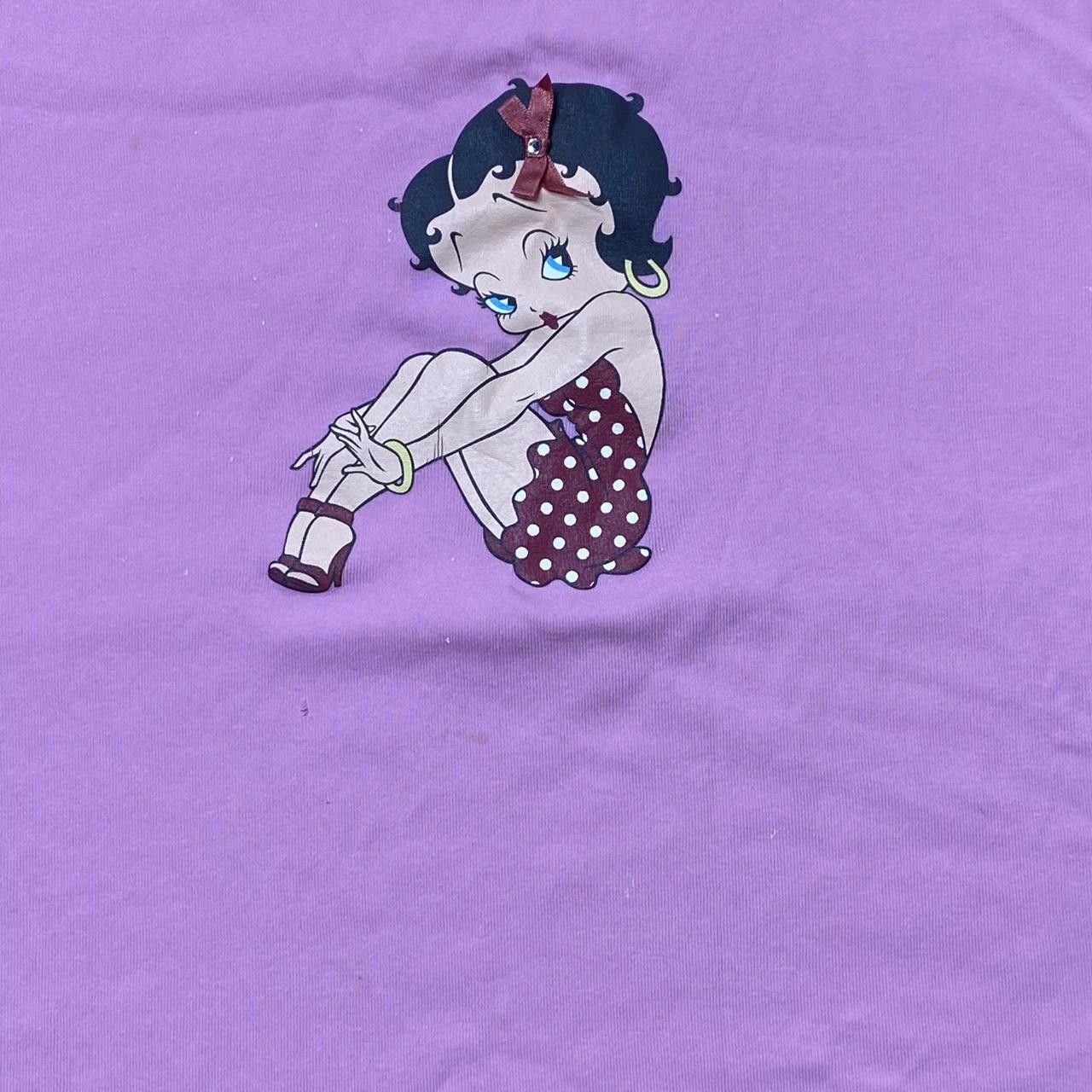Other Vintage Betty Boop Pink Pin-Up Girl Tee WOMEN'S Large Size L / US 10 / IT 46 - 3 Thumbnail