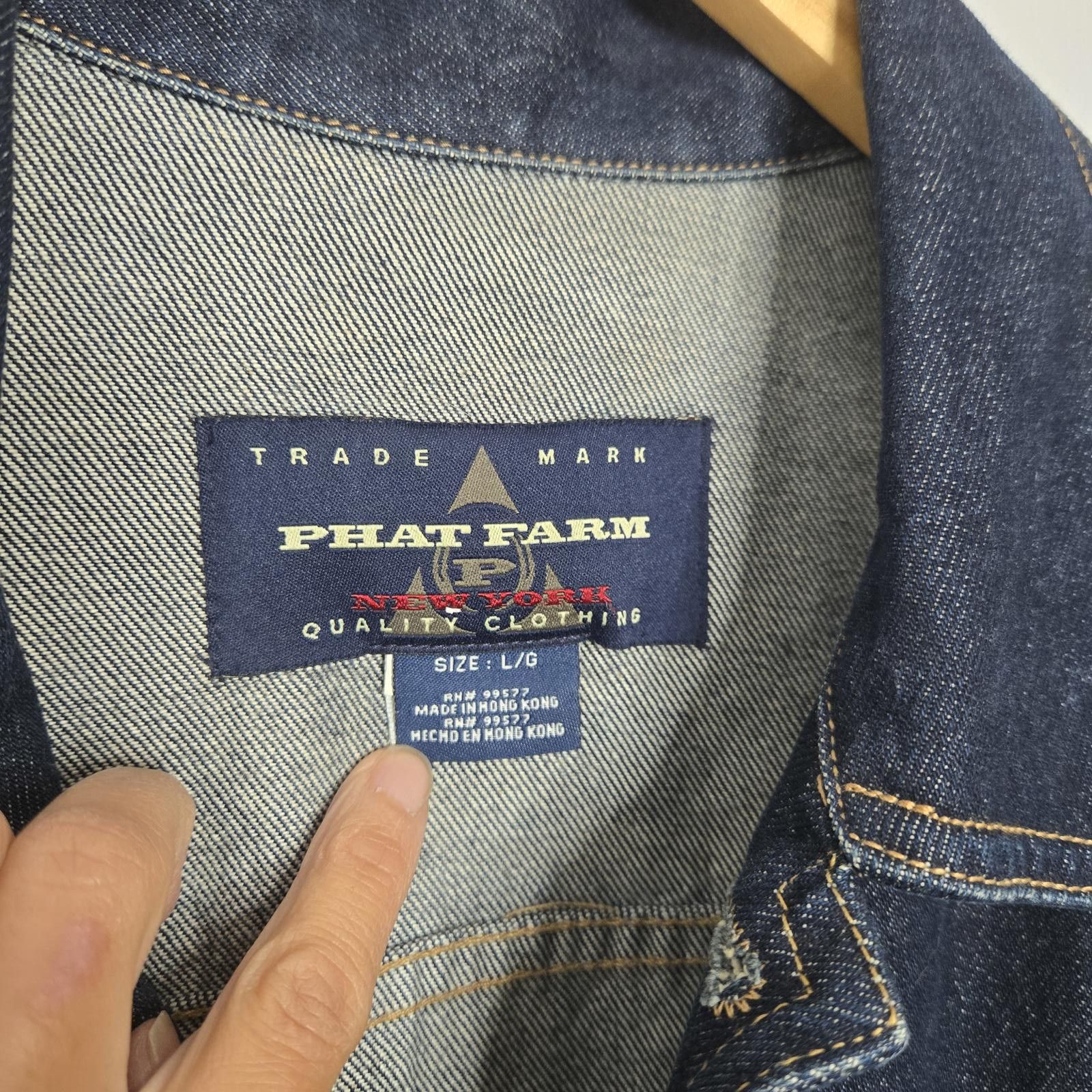 Phat Farm Phat Farm Denim Trucker Jacket Size US L / EU 52-54 / 3 - 2 Thumbnail