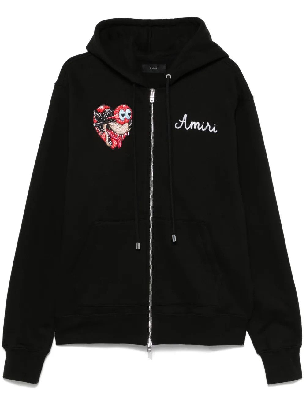 Amiri o1h1sh10525 Jazz Wolf Hoodie in Black Size US M / EU 48-50 / 2 - 1 Thumbnail