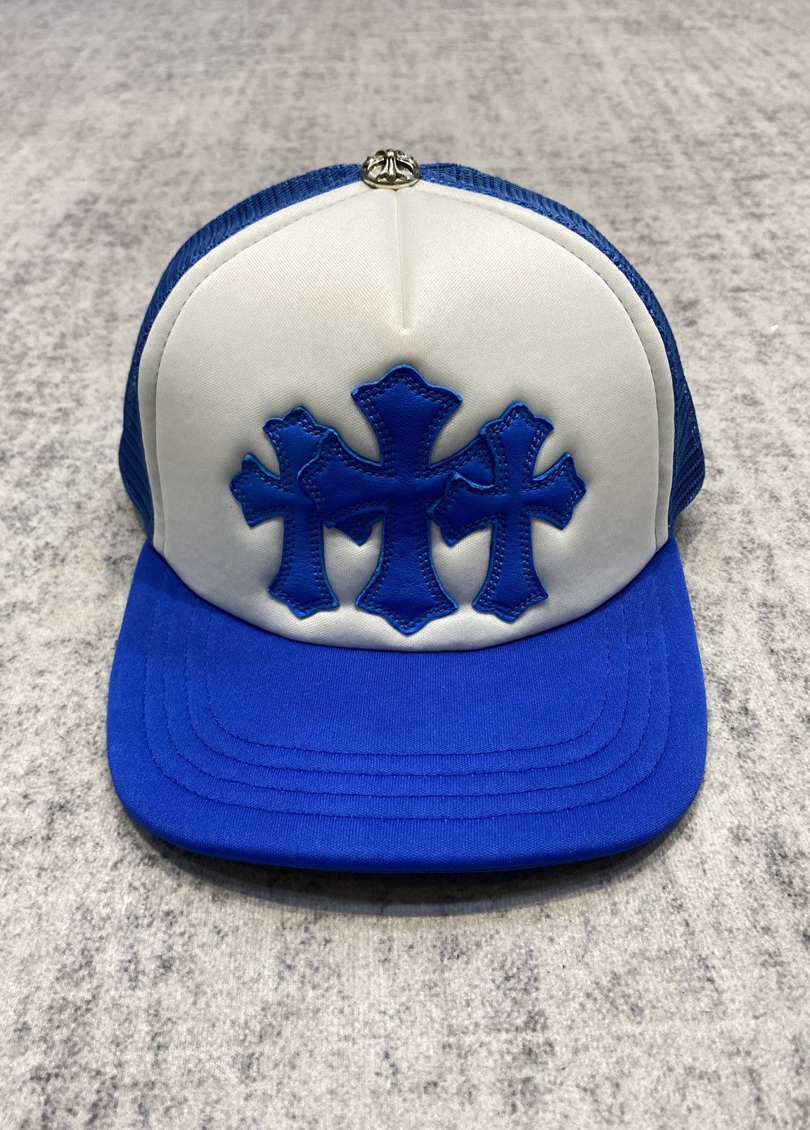 Chrome hearts hat trucker king taco blue