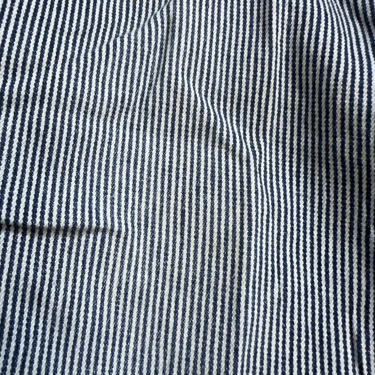 Japanese Brand Vintage Dog House Distressed Hickory Stripe Carpenter jeans Size US 32 / EU 48 - 7 Thumbnail