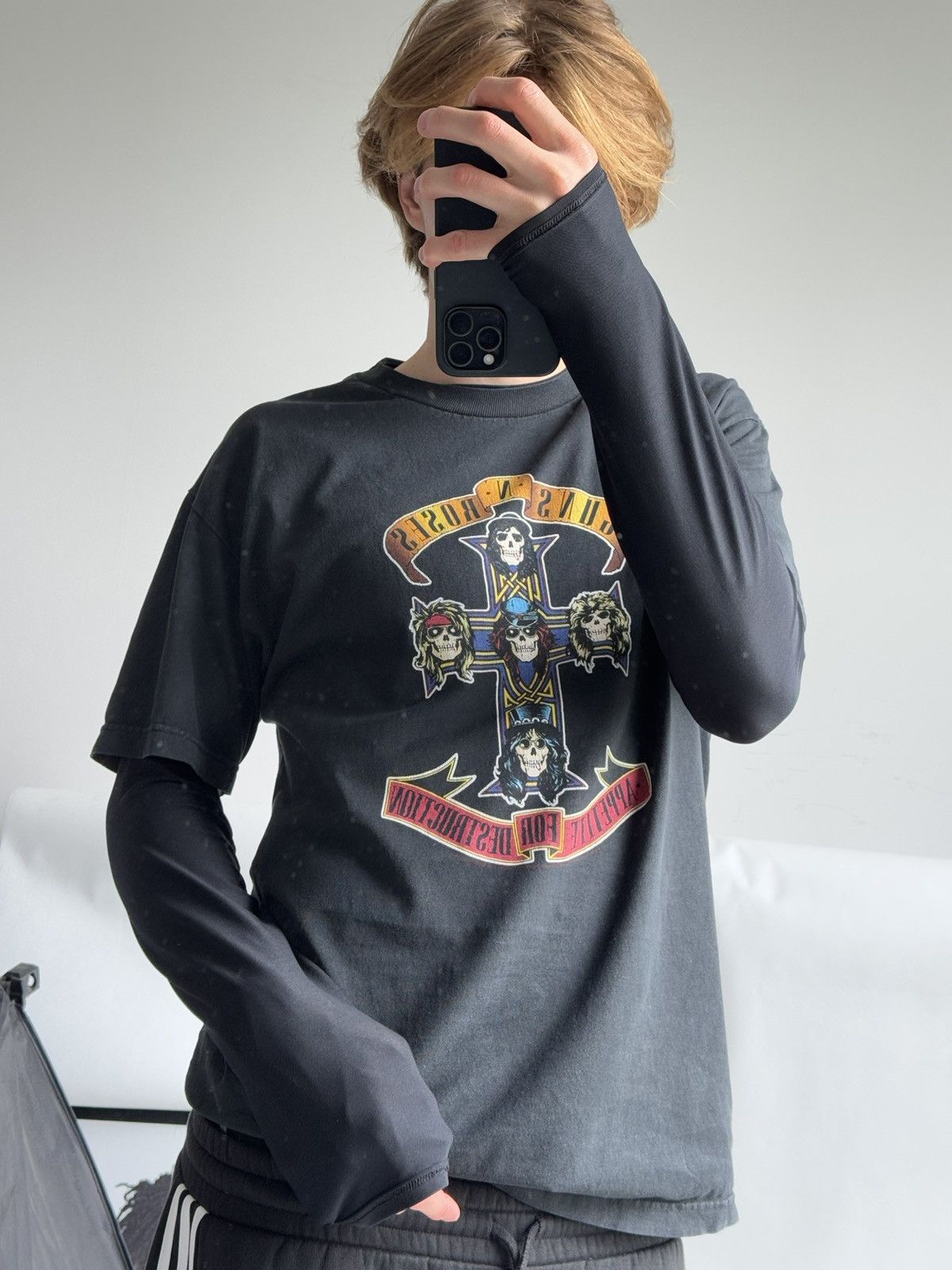 Band Tees Vintage Guns N Roses Appetite for Destruction T Shirt Size US L / EU 52-54 / 3 - 2 Thumbnail