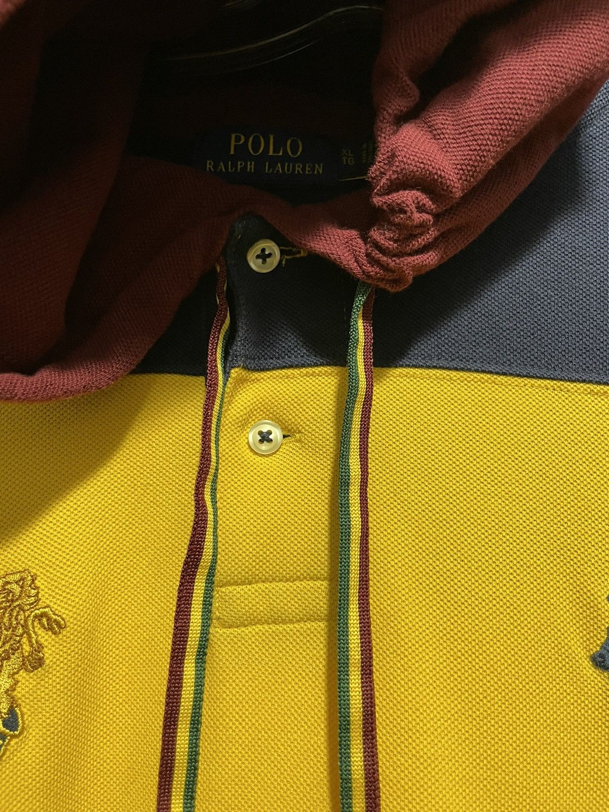 Polo Ralph Lauren Polo color stripe block big pony crest embroidered midweight Size US XL / EU 56 / 4 - 7 Thumbnail