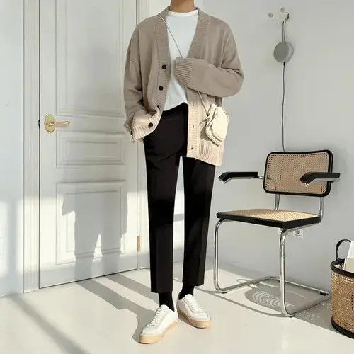 Aran Isles Knitwear Taeko x Mii Gray Knit Button Up Cardigan Sweater Size US L / EU 52-54 / 3 - 5 Thumbnail