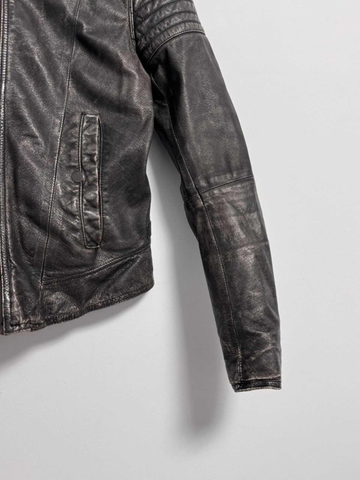 G-STAR FAE LEATHER Biker Jacket Women’s Size S