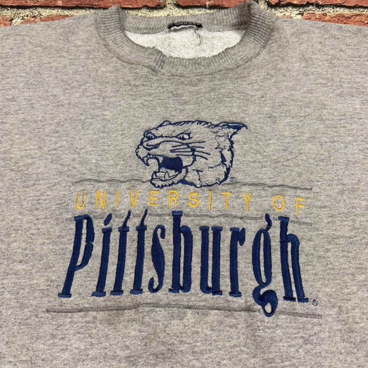 NCAA Vintage Pitt Panthers Sweatshirt University 90s Distressed Size US XL / EU 56 / 4 - 5 Thumbnail