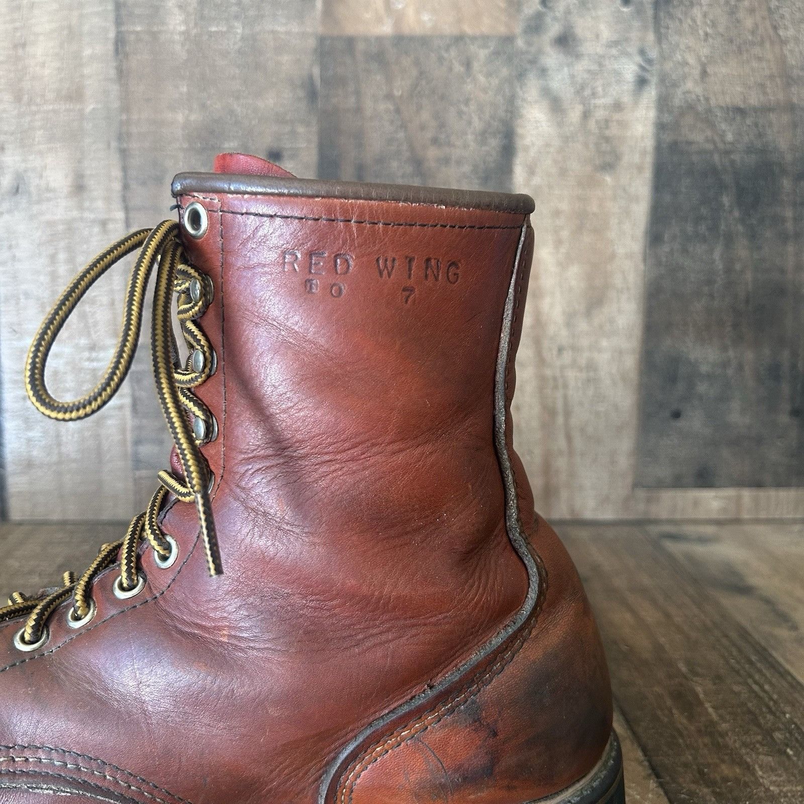 Red Wing Red Wing Irish Setter Vintage Plain Toe Work Boots Mens 12 D Size US 12 / EU 45 - 10 Thumbnail