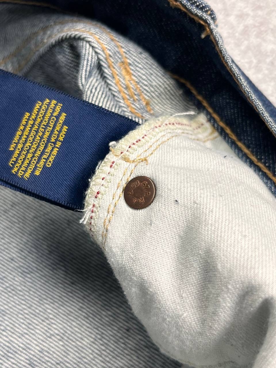 Polo Ralph Lauren Vintage Polo Ralph Lauren Painted Baggy Jeans Y2K 29 Size US 29 - 10 Thumbnail