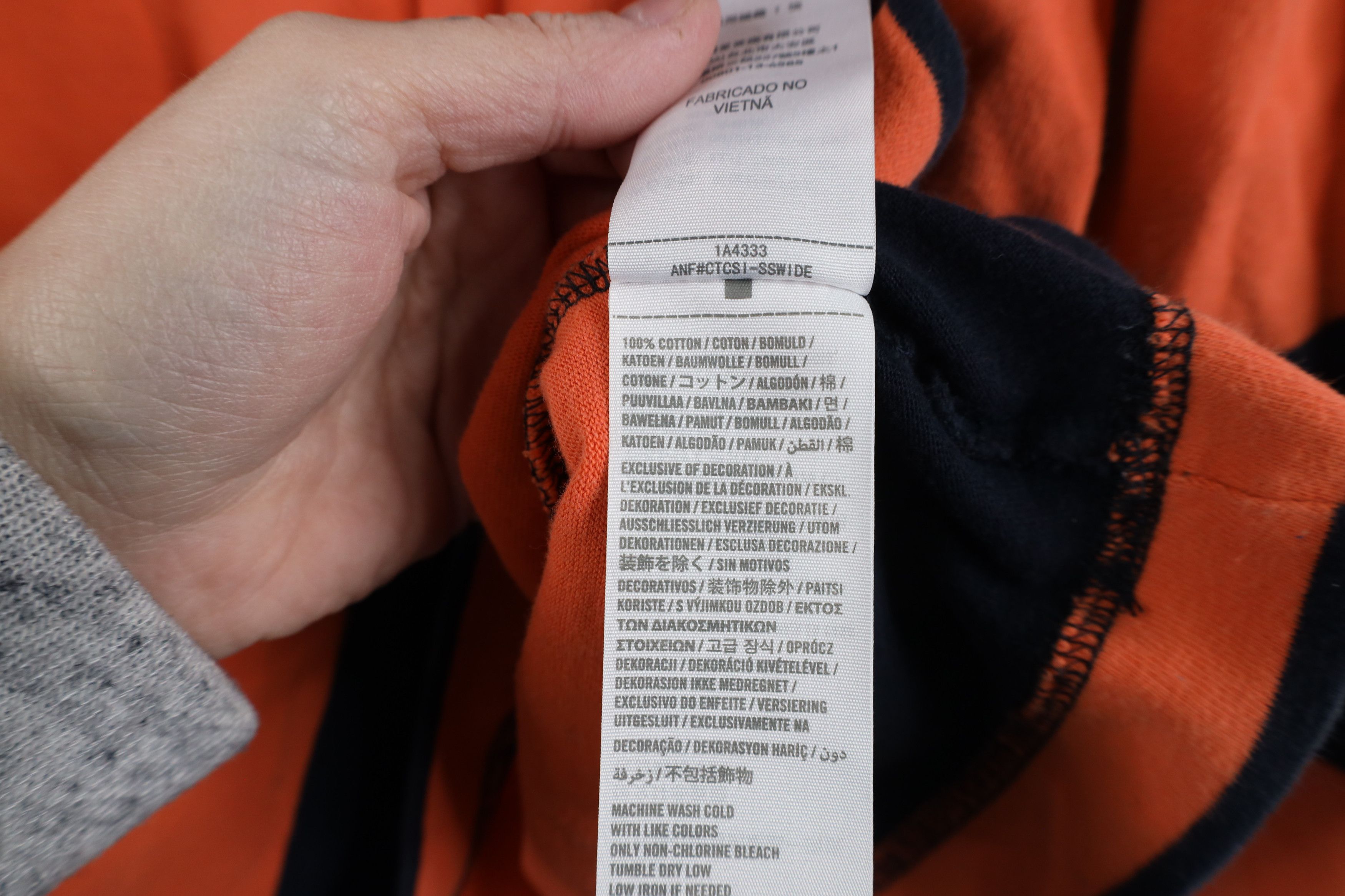 Abercrombie & Fitch × Vintage Vintage Abercrombie & Fitch Long Sleeve T-Shirt Cotton Size US L / EU 52-54 / 3 - 10 Thumbnail