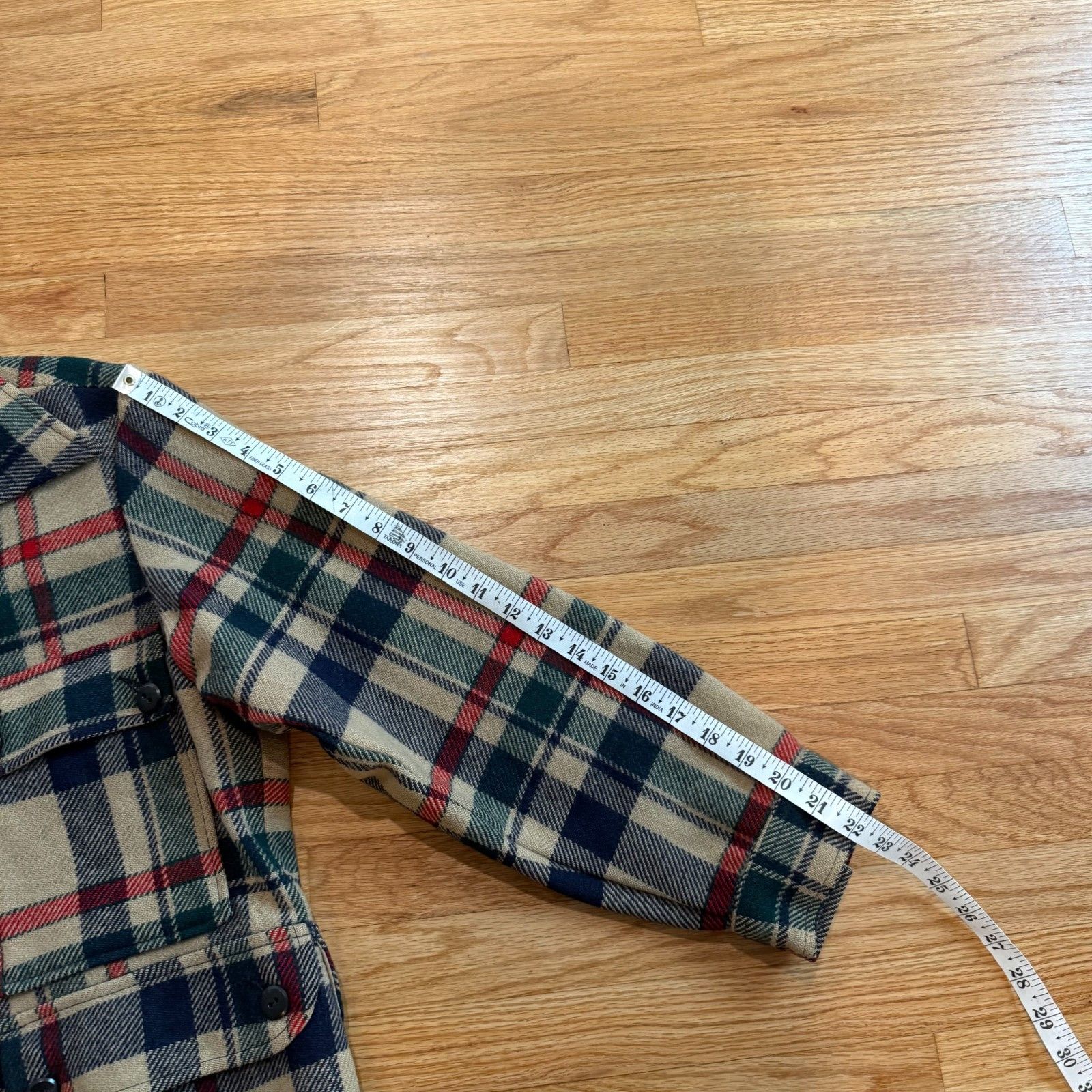Pendleton Vintage 1070's Wool Pendelton Heavyweight Wool Coat Size US M / EU 48-50 / 2 - 4 Thumbnail