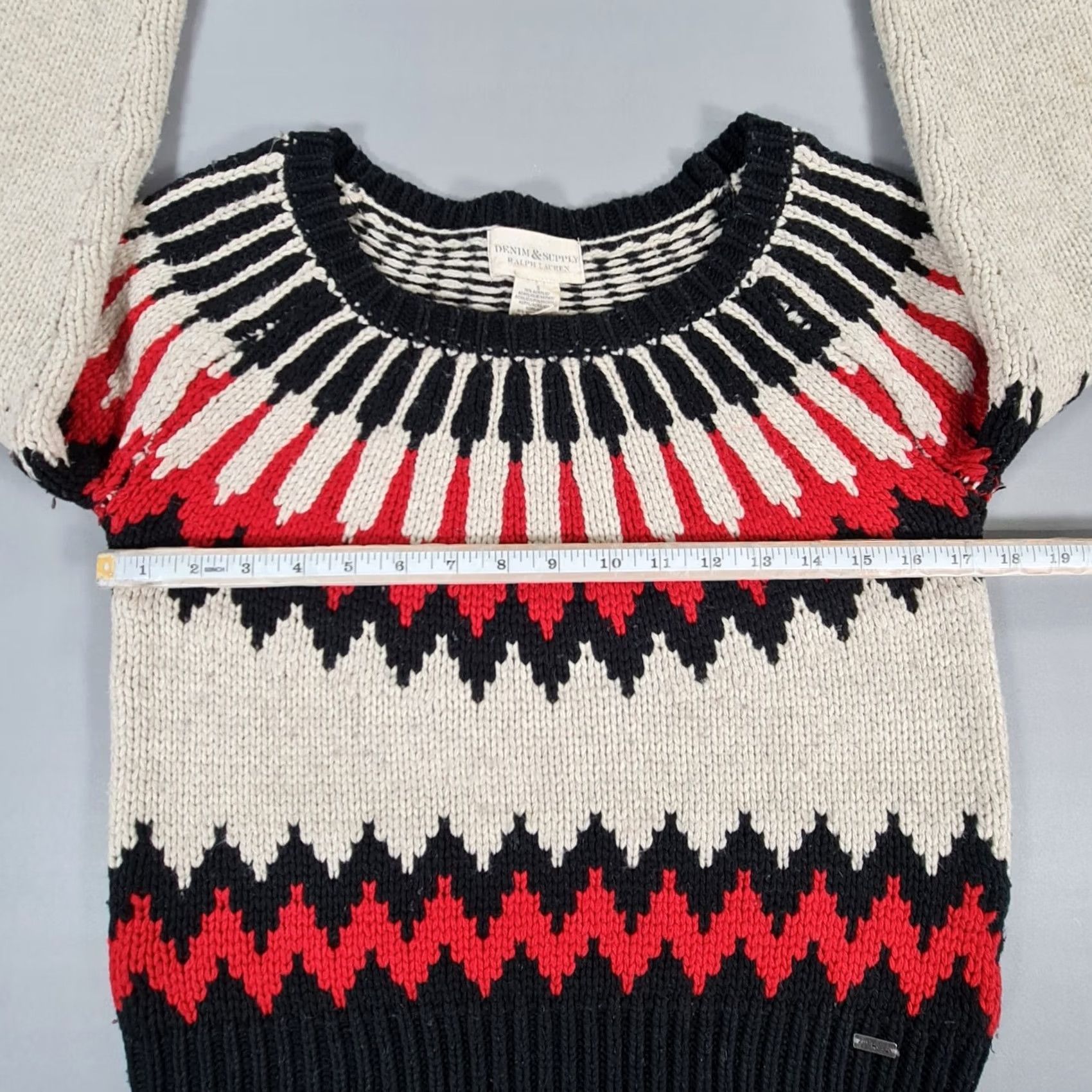 Native VINTAGE Denim & Supply Ralph Lauren Polo Jumper Womens Small XS? Size S / US 4 / IT 40 - 6 Thumbnail