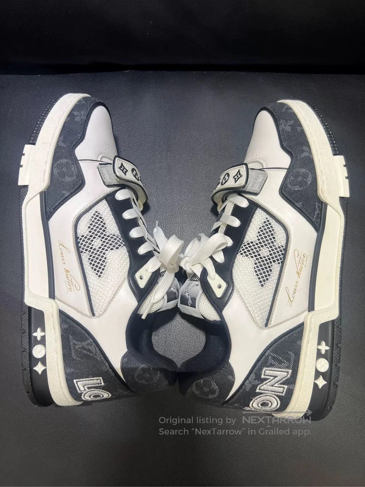 Louis Vuitton Louis Vuitton Trainer Black White. Size US 8 / EU 41 - 5 Thumbnail