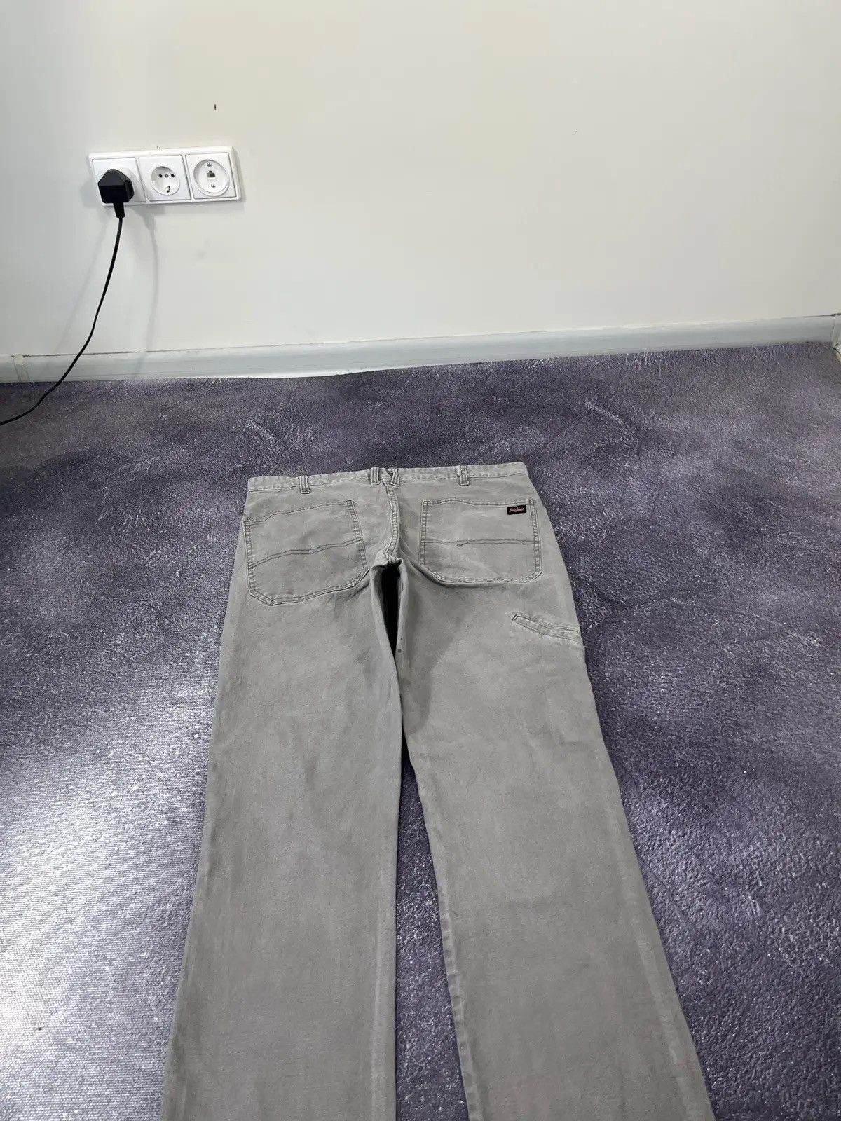 Dickies × Vintage Vintage Dickies American Faded Grey Hype Work Pants Size US 34 / EU 50 - 4 Thumbnail