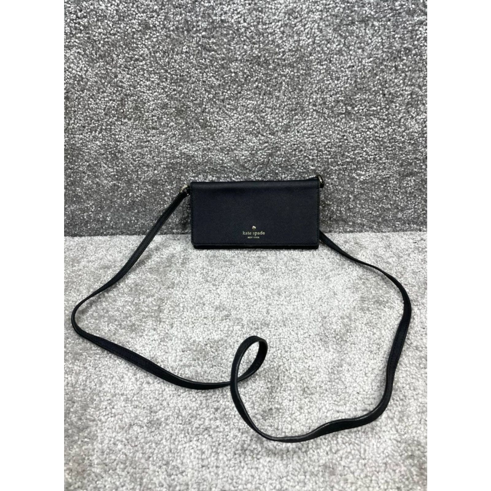 Vintage kate spade new york Wallets Womens Black Credit Card Slots Bifold Crossbody Wallets Womens Black Credit Card Bifold Crossbody Size ONE SIZE - 2 Thumbnail