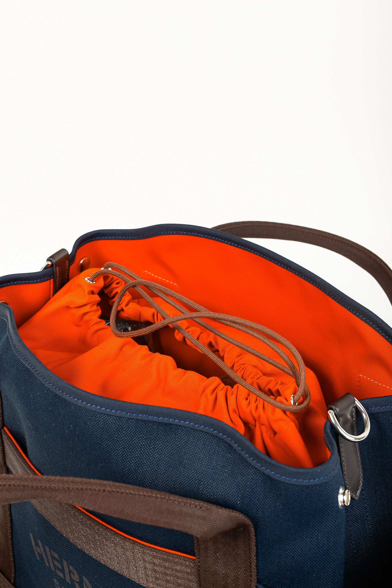Hermes Hermes Grooming Bleu Navy & Feu Canvas Bag Size ONE SIZE - 12 Thumbnail