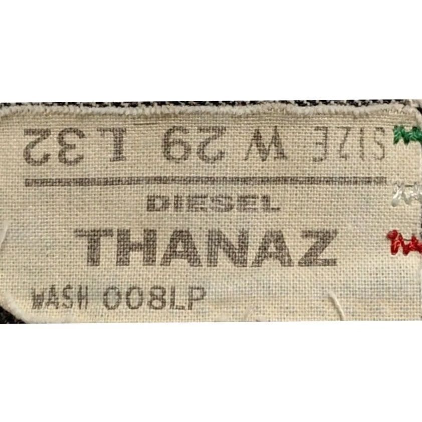 Diesel Diesel Thanaz Jeans Blue Solid Denim Slim Men Size W 29 L 32 Size US 29 - 3 Thumbnail