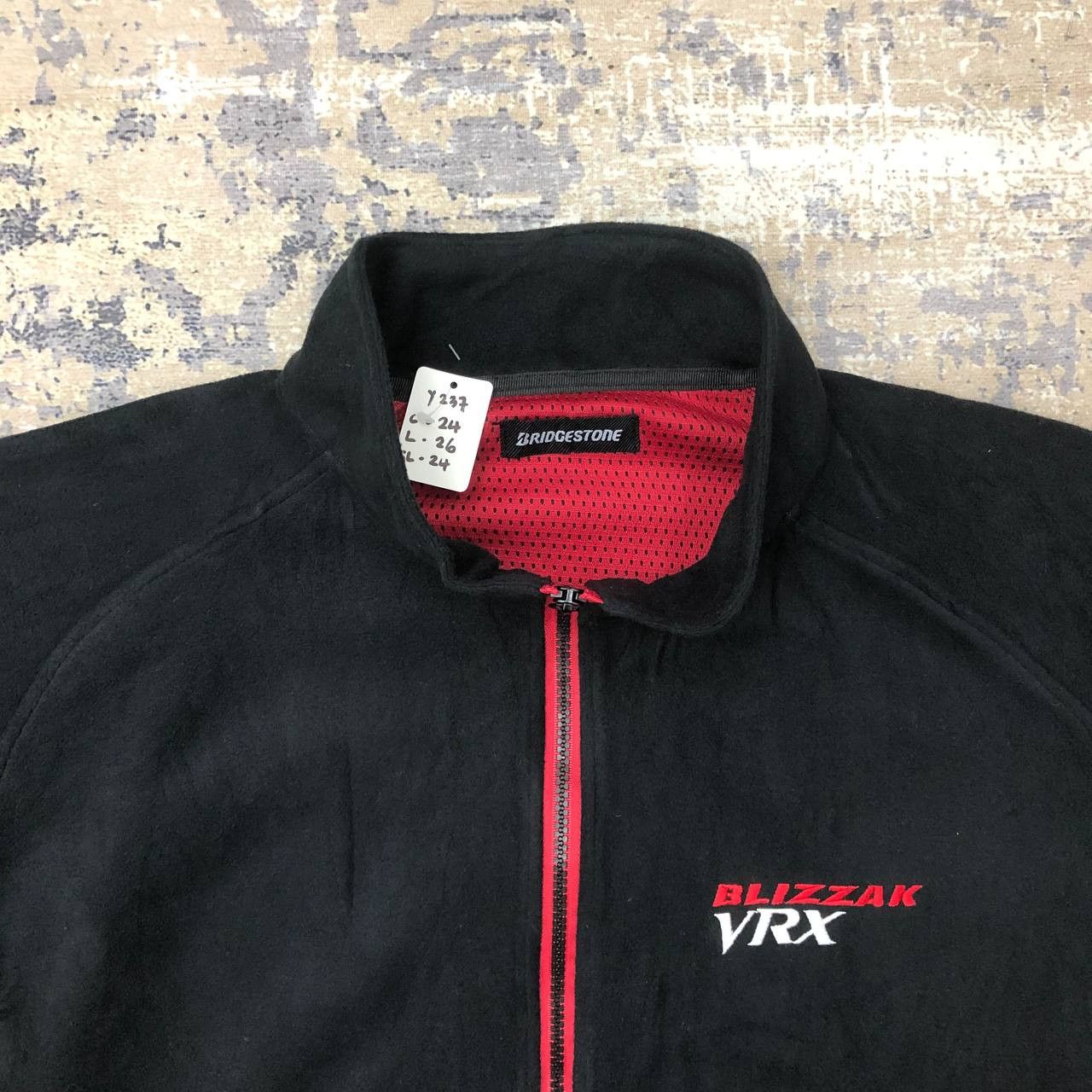 Japanese Brand Y237 JAPAN Bridgestone x BLIZZAK VRX FLEECE JACKET Size US L / EU 52-54 / 3 - 5 Thumbnail