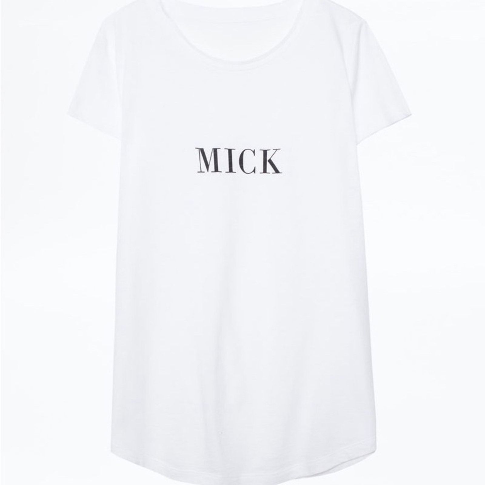 Zadig & Voltaire Zadig & Voltaire L Skinny Mick T-shirt in White Size L / US 10 / IT 46 - 4 Thumbnail