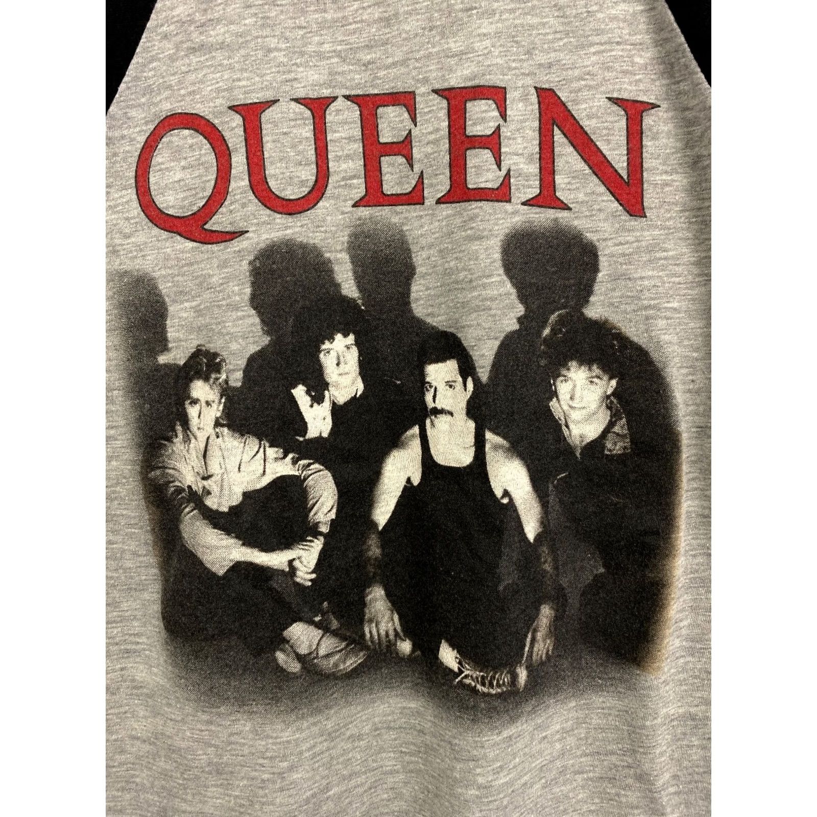 Vintage VINTAGE Queen Freddie Mercury Rare T-Shirt Retro Hype Gray M Men Short Sleeve 1984 80s Concert Shirt Mens Size US M / EU 48-50 / 2 - 5 Thumbnail
