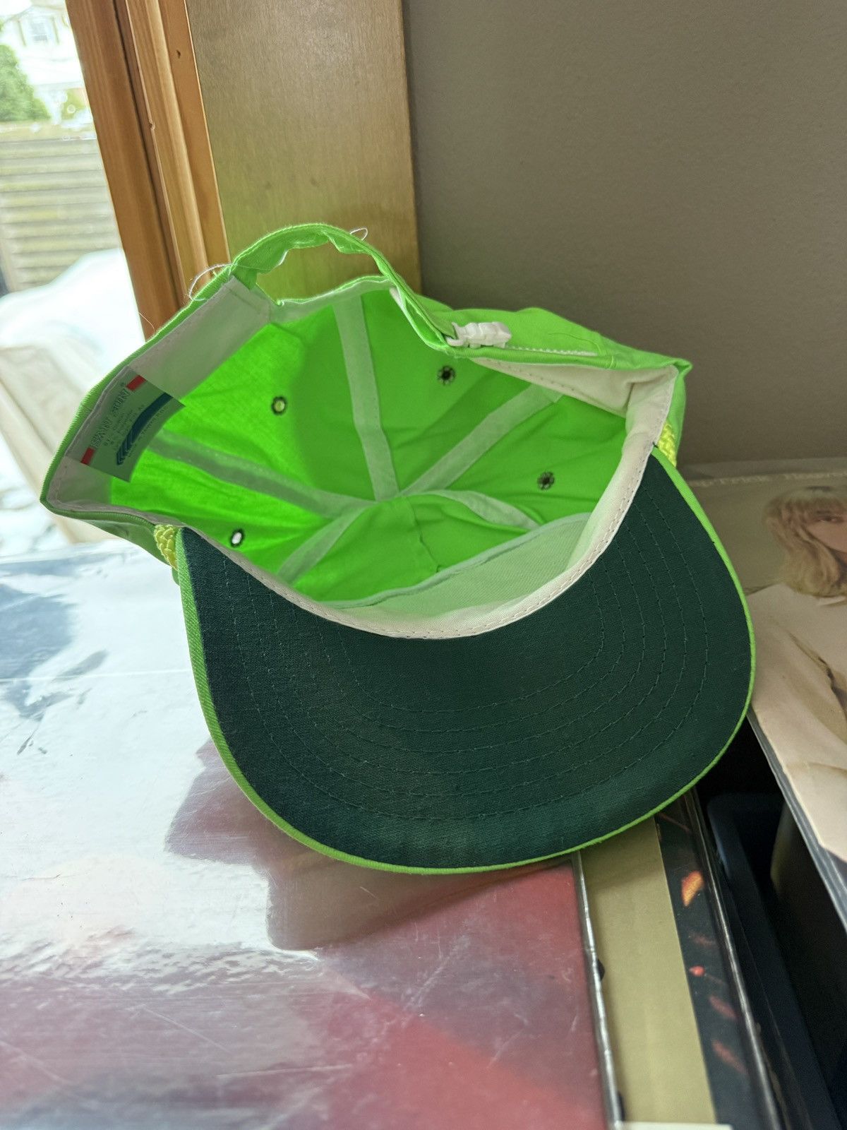 Vintage Vintage Auto Value Parts Store Neon Strapback Hat Size ONE SIZE - 8 Thumbnail