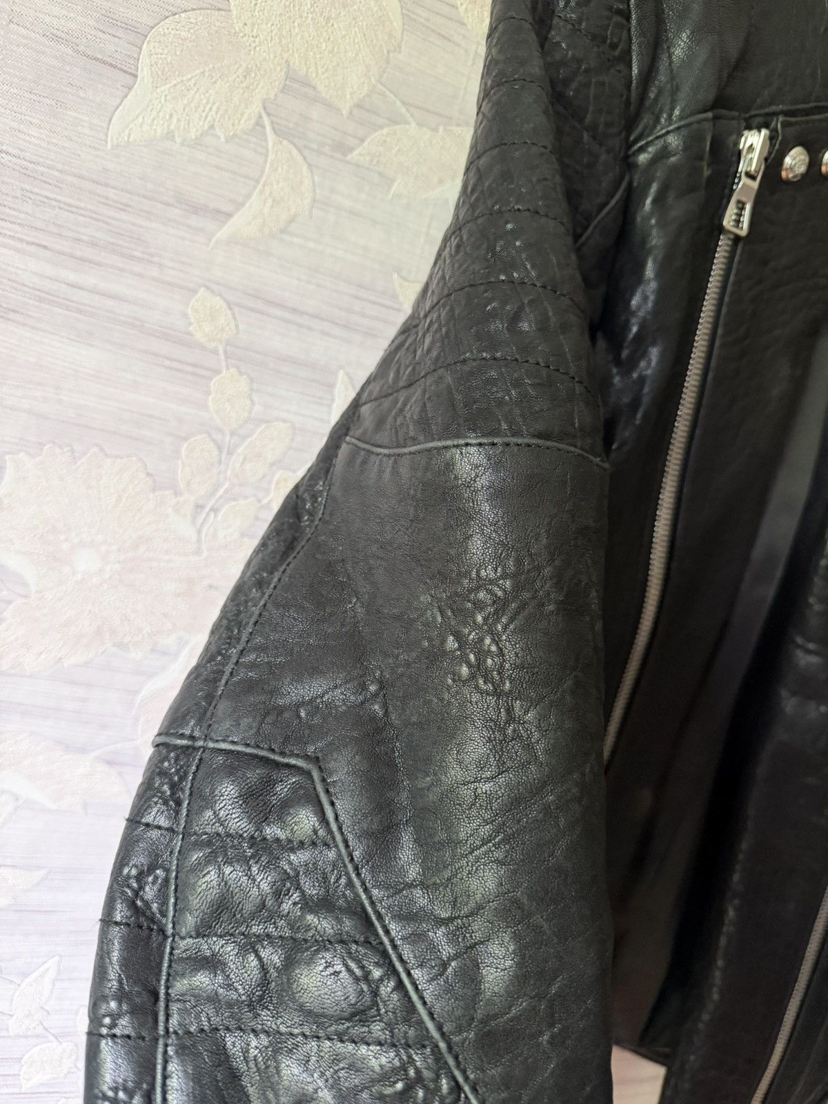 Balmain × H&M Balmain x H&M AW15 Double-Zipper Biker Leather Jacket Size US S / EU 44-46 / 1 - 3 Thumbnail